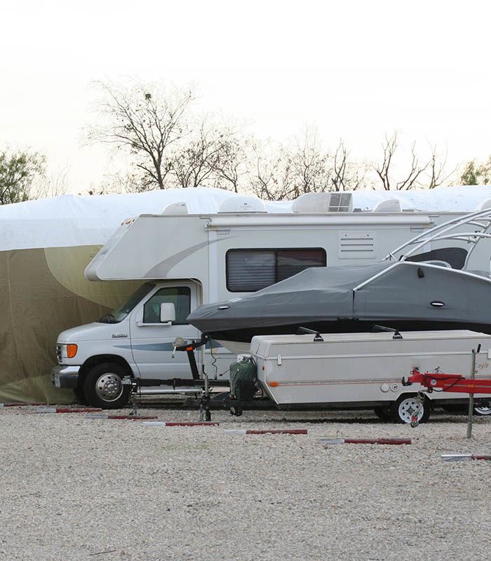 Covered parking available at AStorage @ Stonebrook RV
