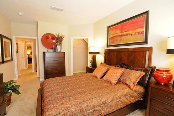 bedroom at apartments in Cordova