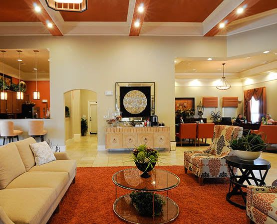 Cordova apartment lobby