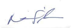 Michael O'Rourke Signature 