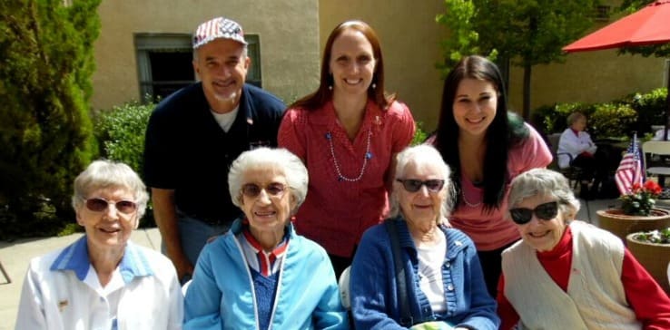 Brunch at the senior living community in Grass Valley
