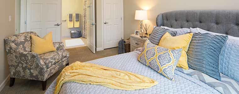 Bedroom at Mill Hill Residence in West Yarmouth, MA