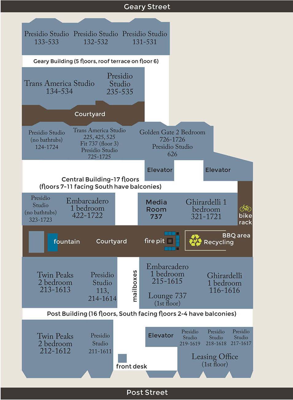 View a map of our property in San Francisco, CA
