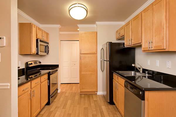 Standard features at Trinity House Apartment Homes in Walnut Creek