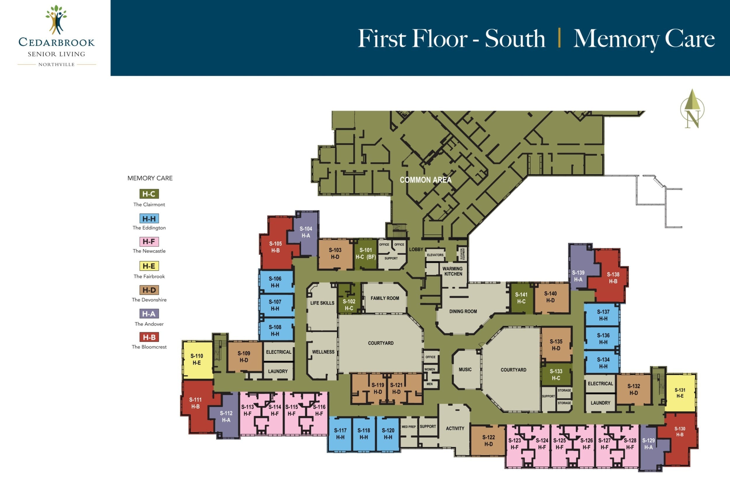 Senior Living Site Plans Cedarbrook of Northville
