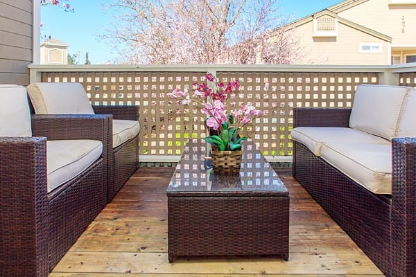 Cozy couches at The Villages in Santa Rosa, CA