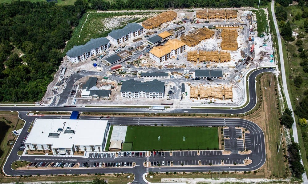 Construction at Arbours at Crown Point