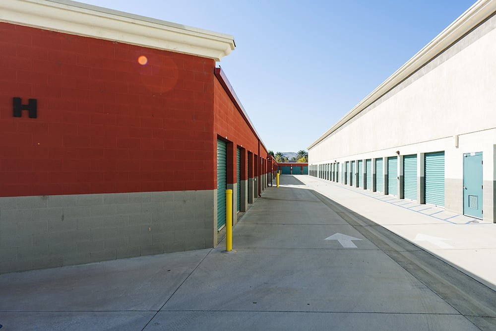 Variety of units at self storage in Chino Hills, CA.