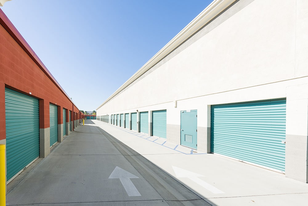 More wide aisles at self storage in Chino Hills, CA.