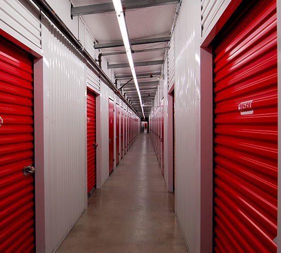 Interior Nanaimo self storage units