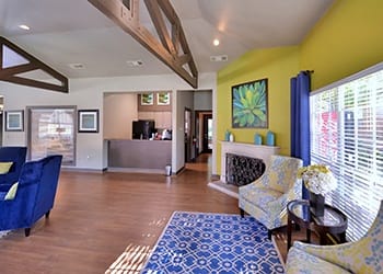 The beautiful swimming pool area is just one of the reasons our residents love Creekside at Pear Ridge.