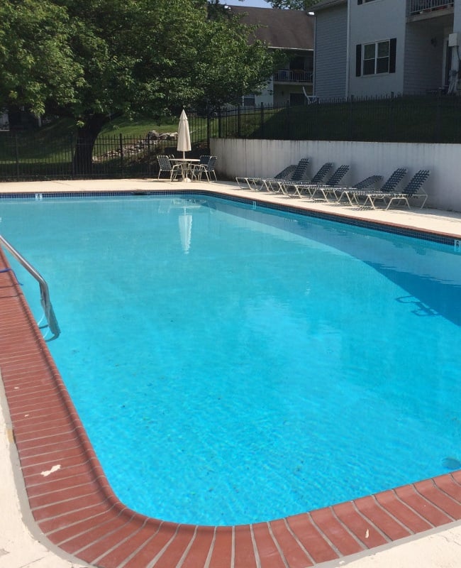 Pool at apartments in Malvern