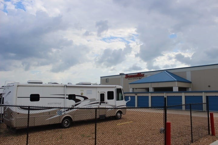 RV Parking at StorageMax Tupelo on Main