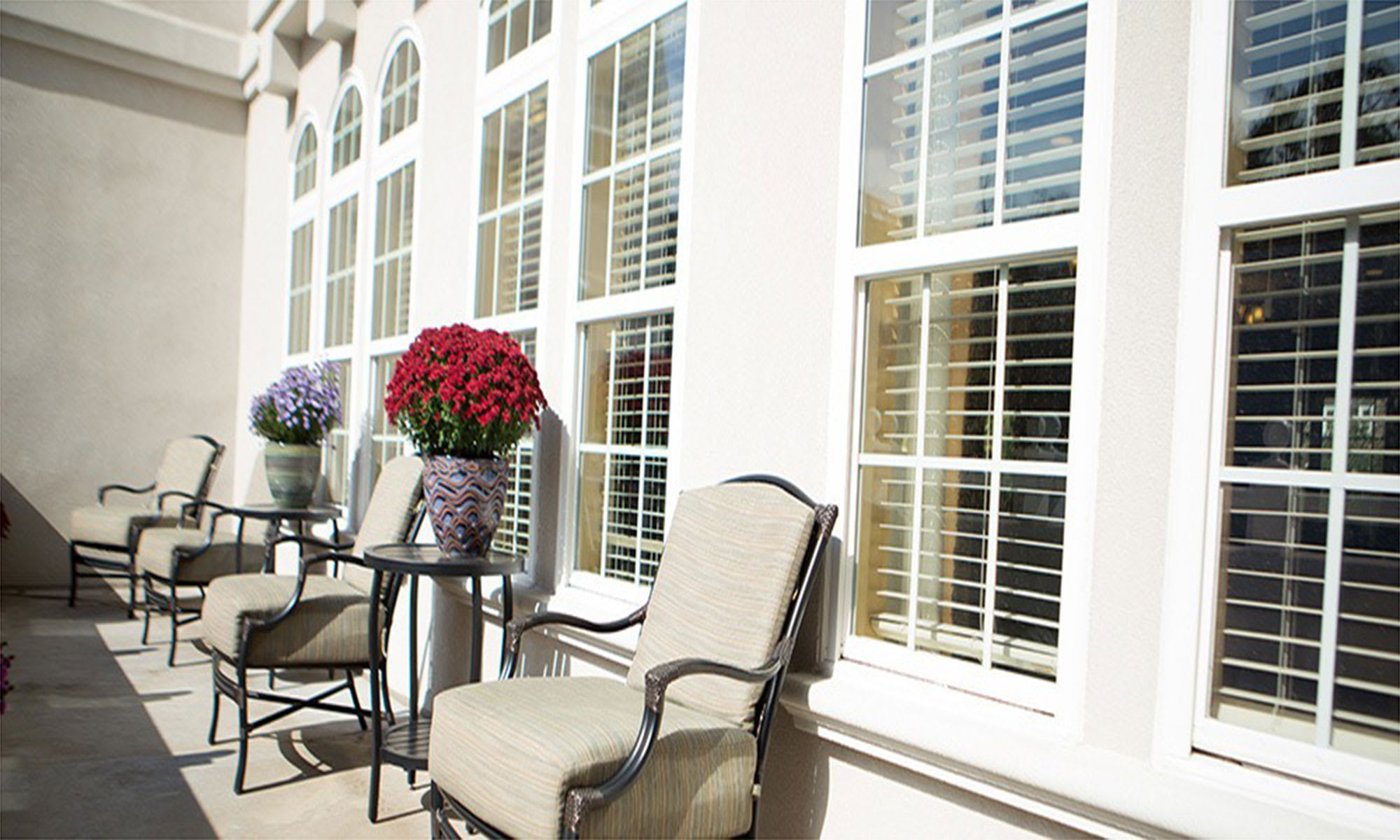 Common room at the senior living community in Bala Cynwyd