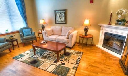 The Quarry Senior Living living room