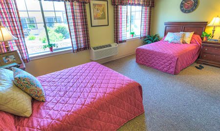 Bedroom at Sierra Ridge Memory Care in Auburn