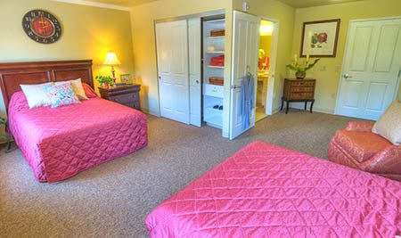 Beautiful Bathroom at Sierra Ridge Memory Care in Auburn