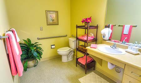 Sierra Ridge Memory Care Modern Bathroom in Auburn