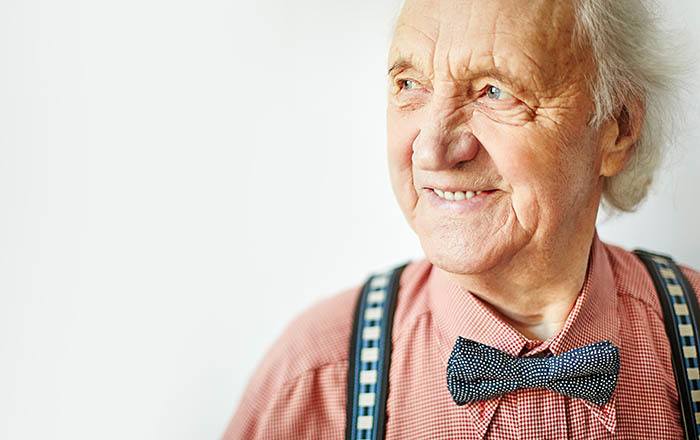 Gentleman enjoying Dorian Place Assisted Living assisted living