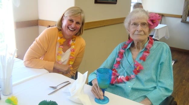 Activity room at Alder Bay Assisted Living.