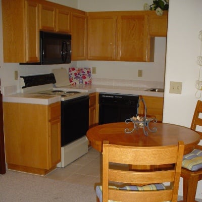 Studio floor plan at Alder Bay Assisted Living.