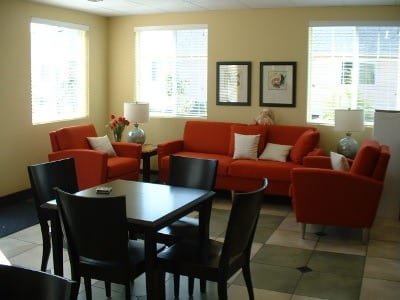 Formal dining room at Bayberry Commons Assisted Living and Memory Care.