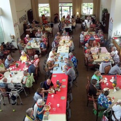 Casual dining room at Bayberry Commons Assisted Living and Memory Care.