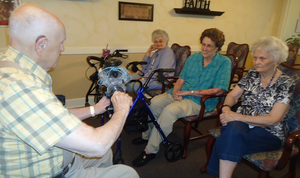 Residents at Flower Mound Assisted Living