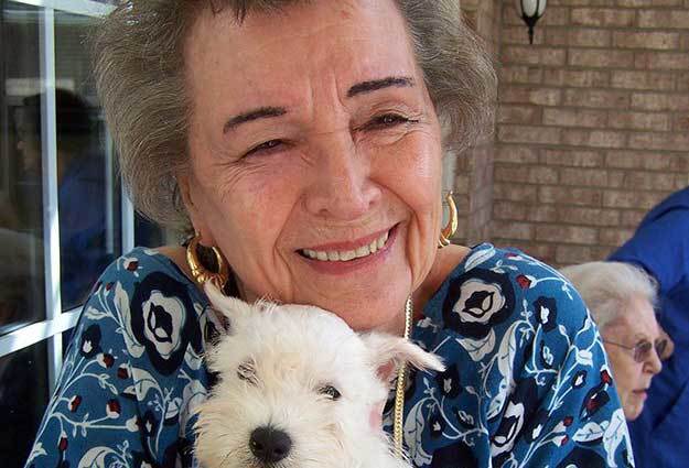 Pets accepts at Flower Mound Assisted Living