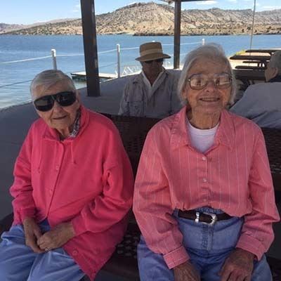 Resident enjoying time on the water at Garden Square Assisted Living of Casper.