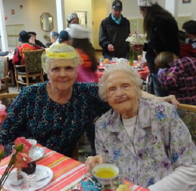 Mad Hatter Tea Party at Garden Square Assisted Living of Casper.