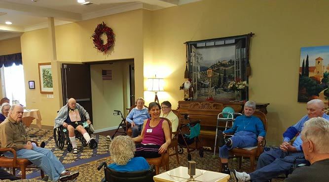 Resident staying time fishing at Lakeview Terrace of Boulder City.