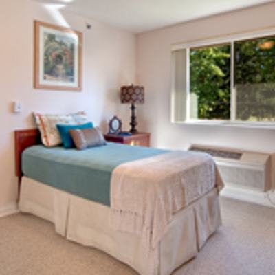 Studio floor plan at Brentwood at Niles.