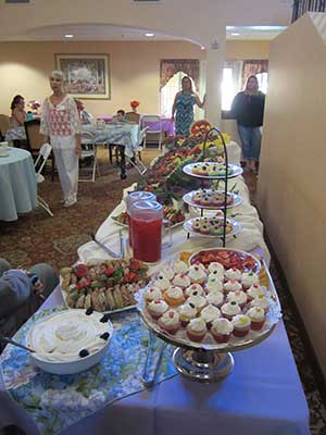 Pennington Gardens offers delicious food.