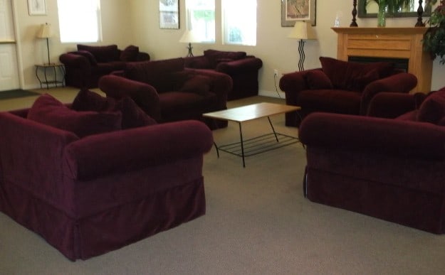 Living room at Orchard Glen