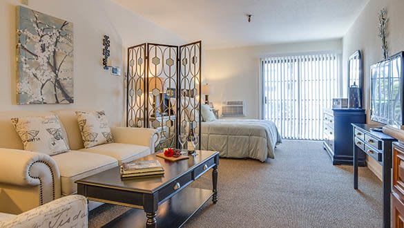 Model floor plan at The Commons at Woodland Hills