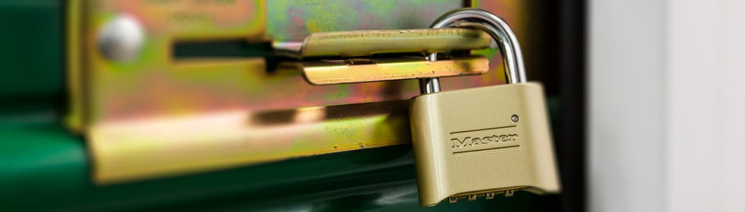 You can choose from a selection of high-security locks and more in the office at AAA Quality Self Storage.