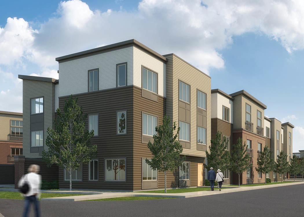 Building exterior at Brightwater Senior Living of Tuxedo in Winnipeg
