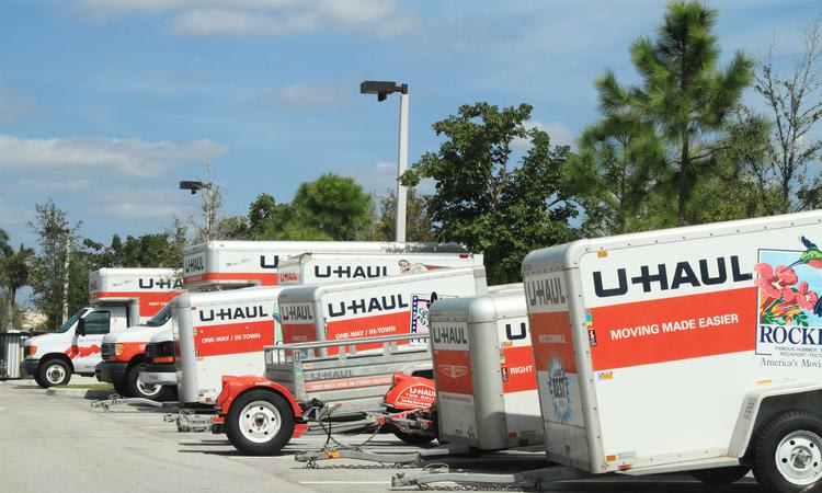 Moving Trailers at Towne Storage in Las Vegas, Nevada