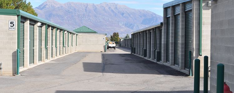 Towne Storage features exterior storage units in Saratoga Springs, Utah