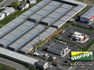 Aerial view of Towne Storage