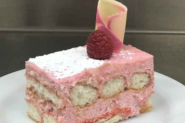 Raspberry cake made at Waltonwood