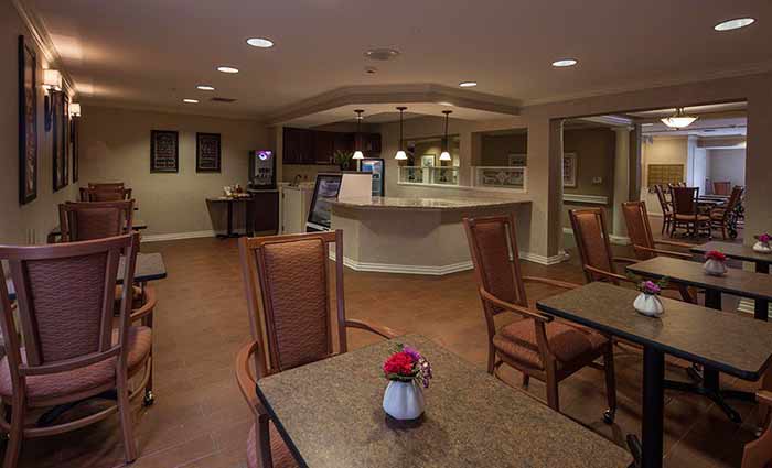 Waltonwood Cherry Hill offers a variety of amenities and care levels.