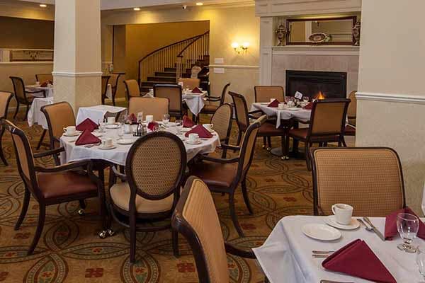 Enjoy dining at Waltonwood Cherry Hill