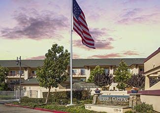 Exterior of Santa Maria senior living facility