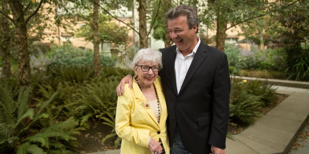 Senior living in Henderson features a greenhouse