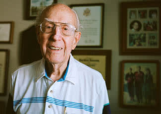 Man at senior living in Bend