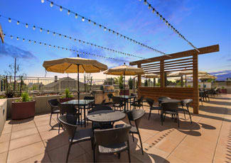 Beautiful living area of Oakland senior living