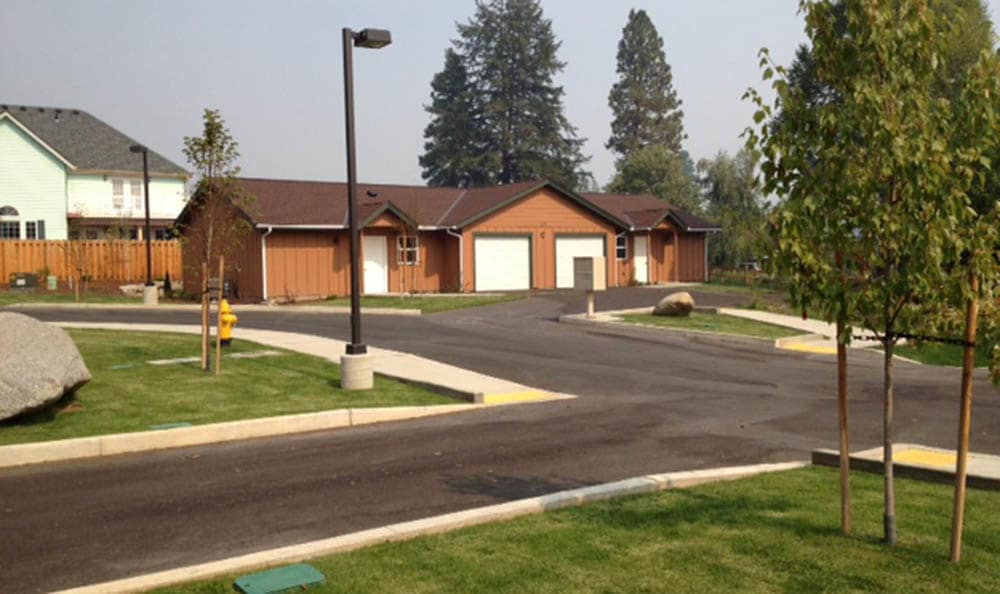 Exterior View Of Mountain Meadows Senior Living Campus Cottages in Leavenworth, WA