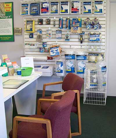 Packing supplies are available at Mini Storage Depot
